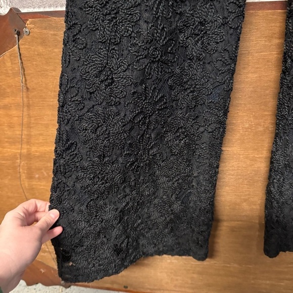 ALEXIS black off the shoulder Embroidered lace Edlyn Jumpsuit - Picture 9 of 13